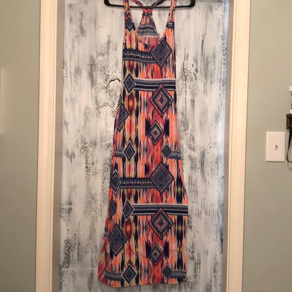 Racer back maxi dress